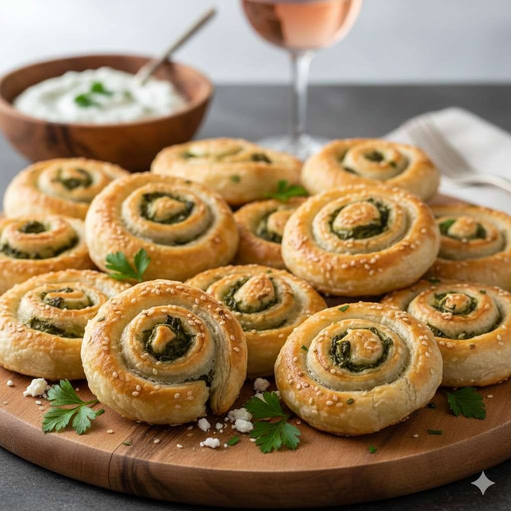 10 Best Frozen Appetizers And Desserts For Holiday Hosting 3 Mini Spanakopita Or Savory Pastry Puffs