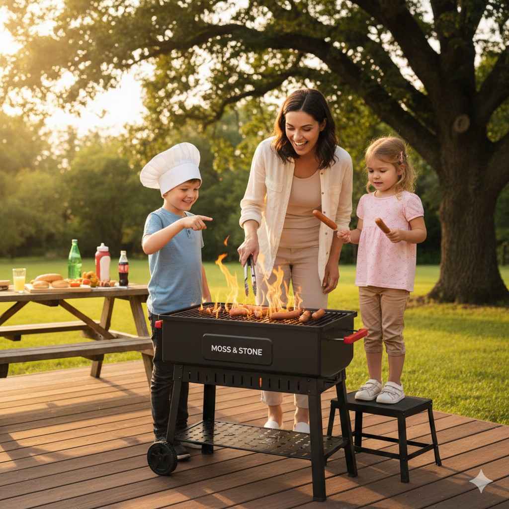 10 Lesser Known Grills Nobody Talks About – But Should 8 Moss And Stone 17 Inches Portable Tabletop Charcoal Grill