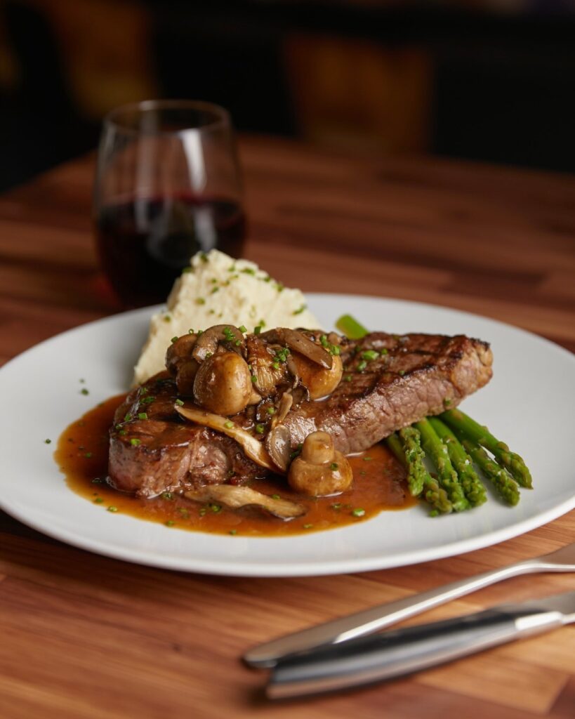 Mushroom And Red Wine Sirloin