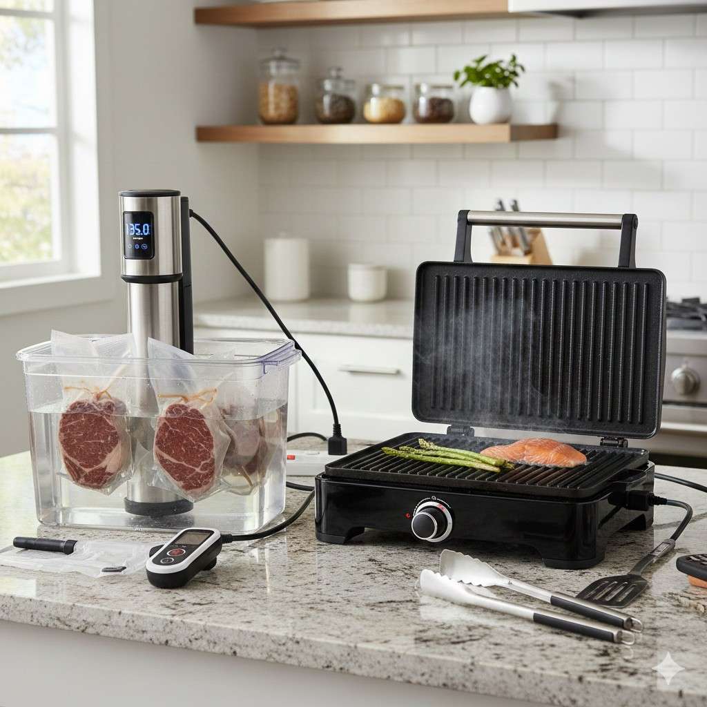 Pre Grill Prep After Cooking In Sous Vide