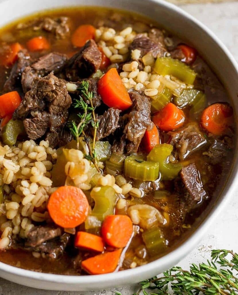 Prime Rib Beef And Barley Soup