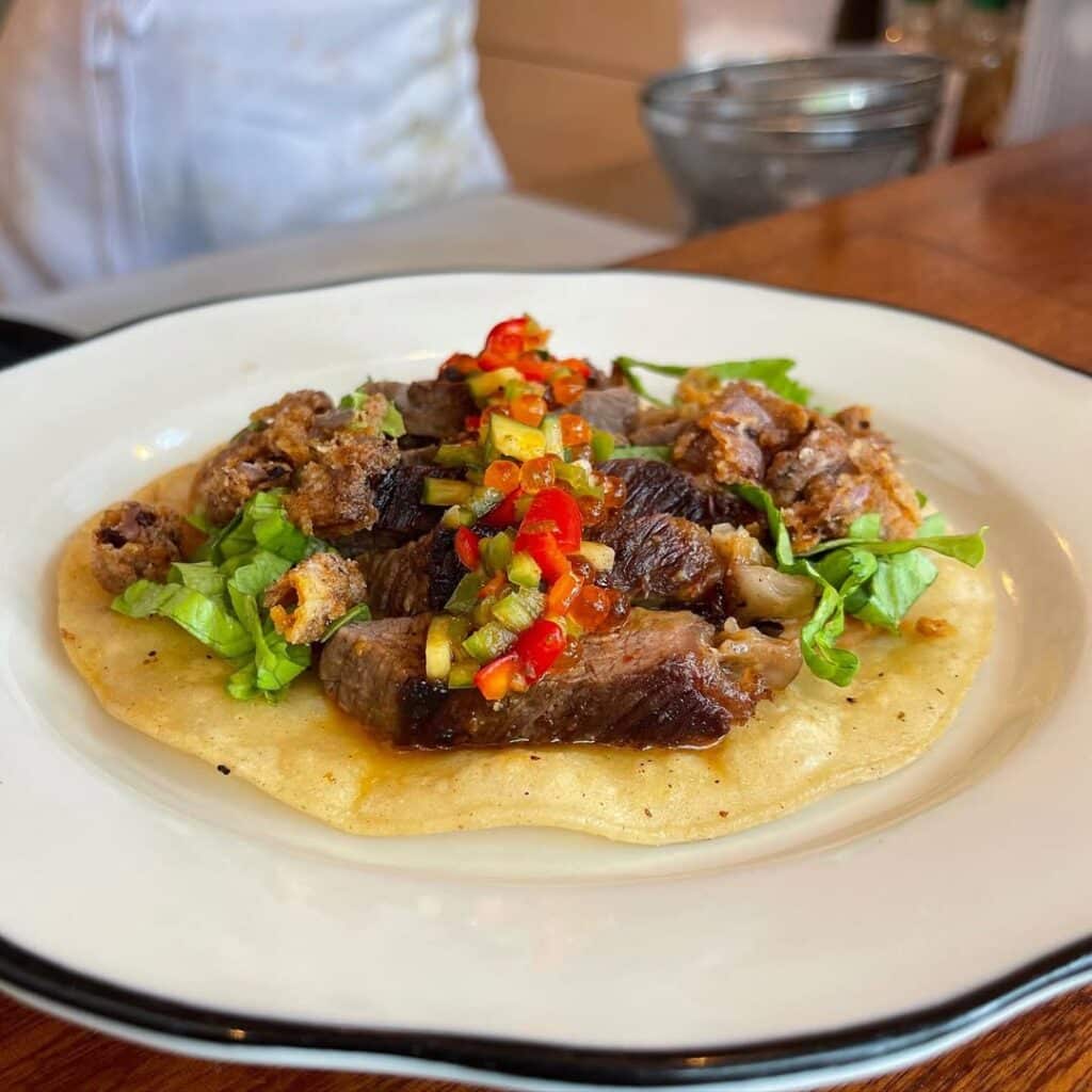 Prime Rib Tacos With Chimichurri