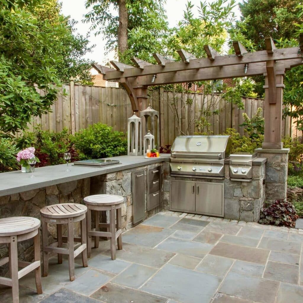 Seating Arrangements For Outdoor Kitchen