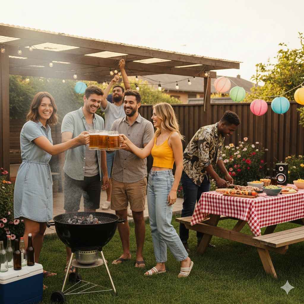 Setting Up A Bbq Atmosphere
