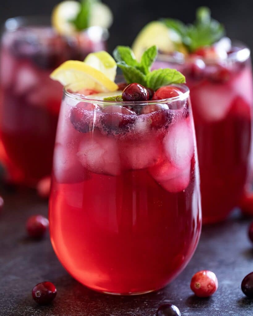 Bbq + Drink Pairings (15 Selections): What Drinks Go Well With Different Bbq Dishes 16 Spiked Cranberry Spritzer