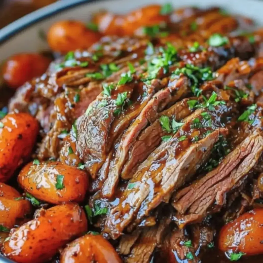 Balsamic Chuck Roast With Veggies