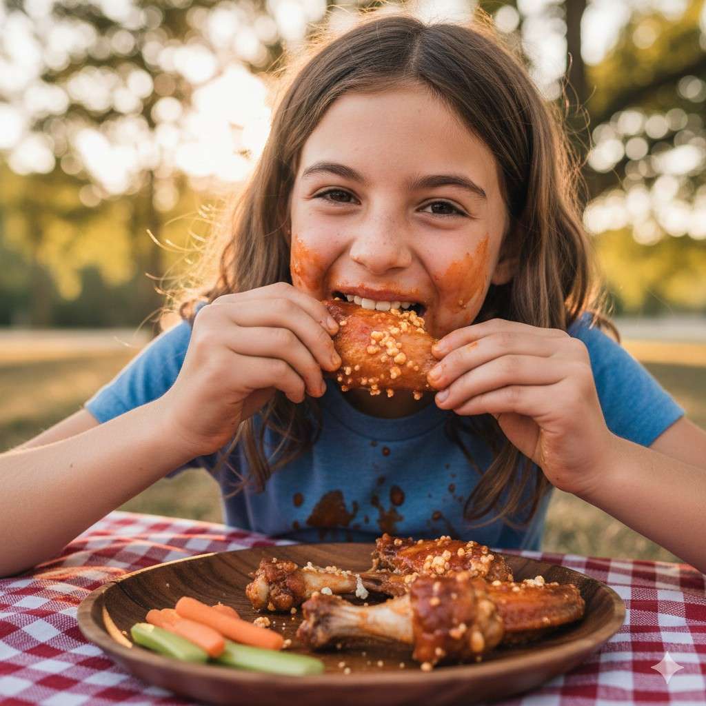 Buffalo Blue Cheese Crumble Wings