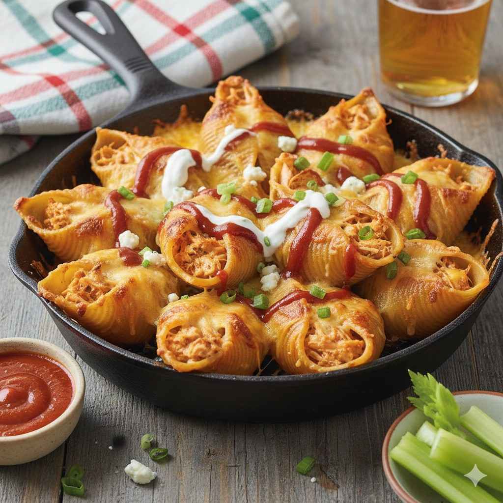 Buffalo Chicken Bbq Shells