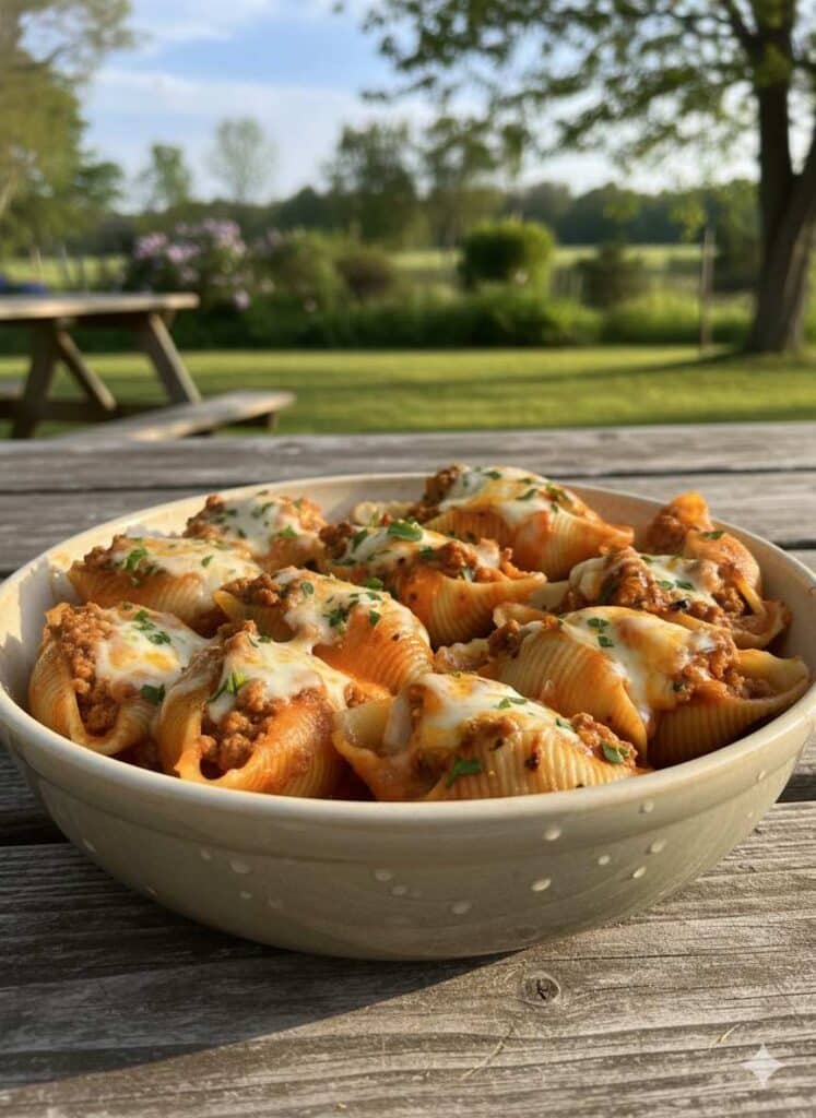 Classic Cheesy Bbq Chicken Shells