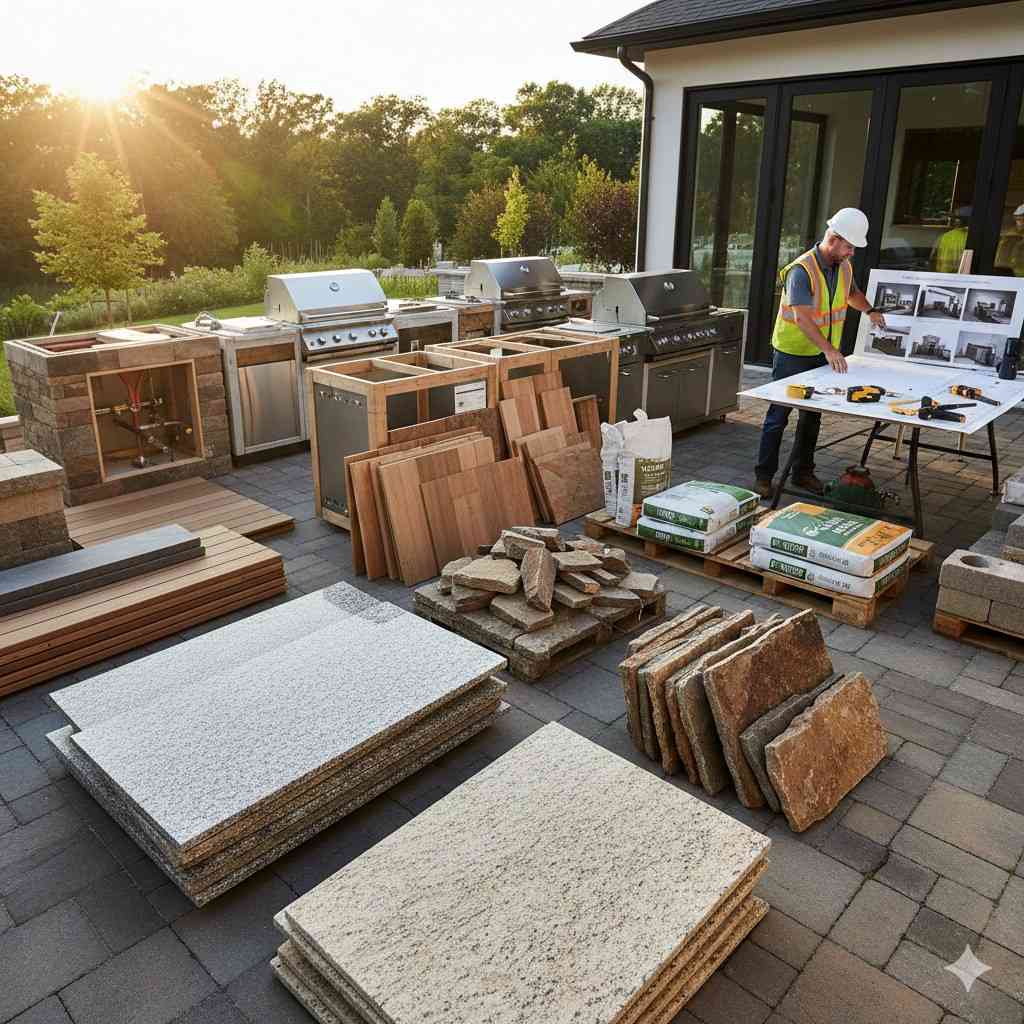 Construction Materials For Outdoor Kitchens