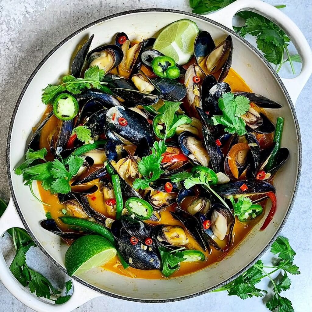 Delicious Mussels And Veggies Recipe