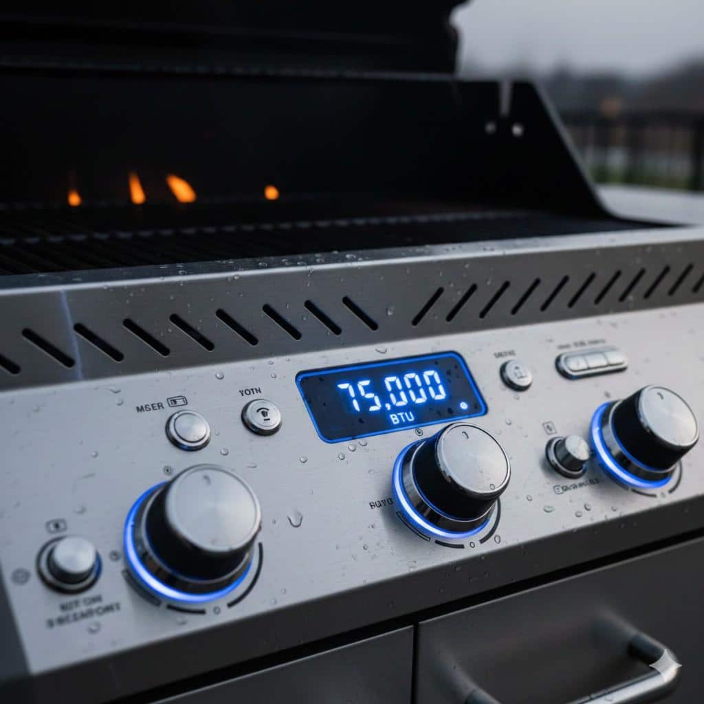 Digital Btu Display On Gas Grill