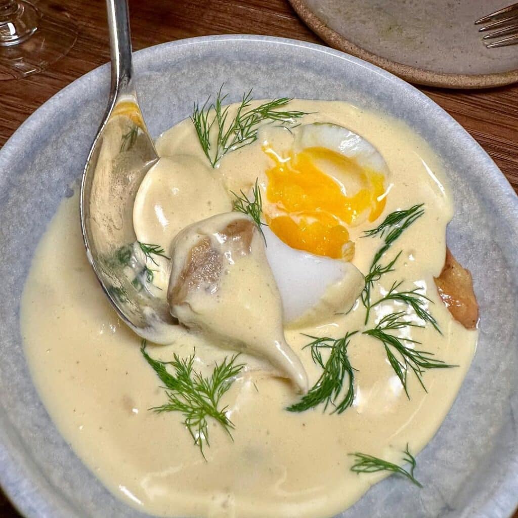 Duck In A Creamy Mushroom Sauce