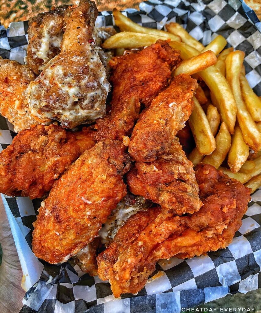 Garlic Parmesan Buffalo Wings