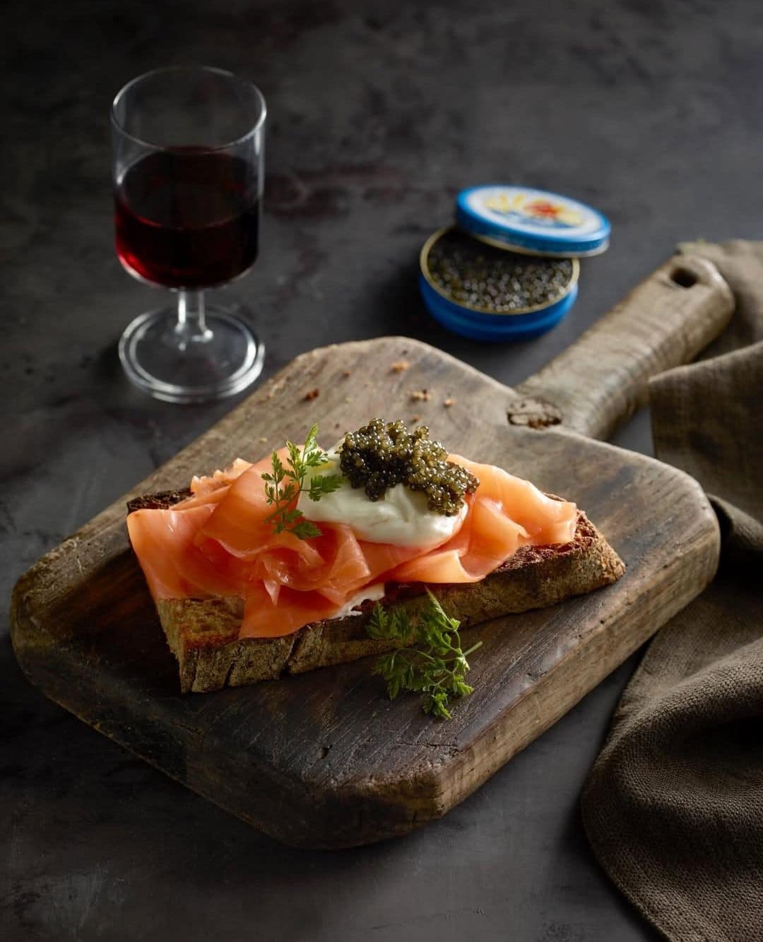 gourmet at home smoked salmon and caviar feast