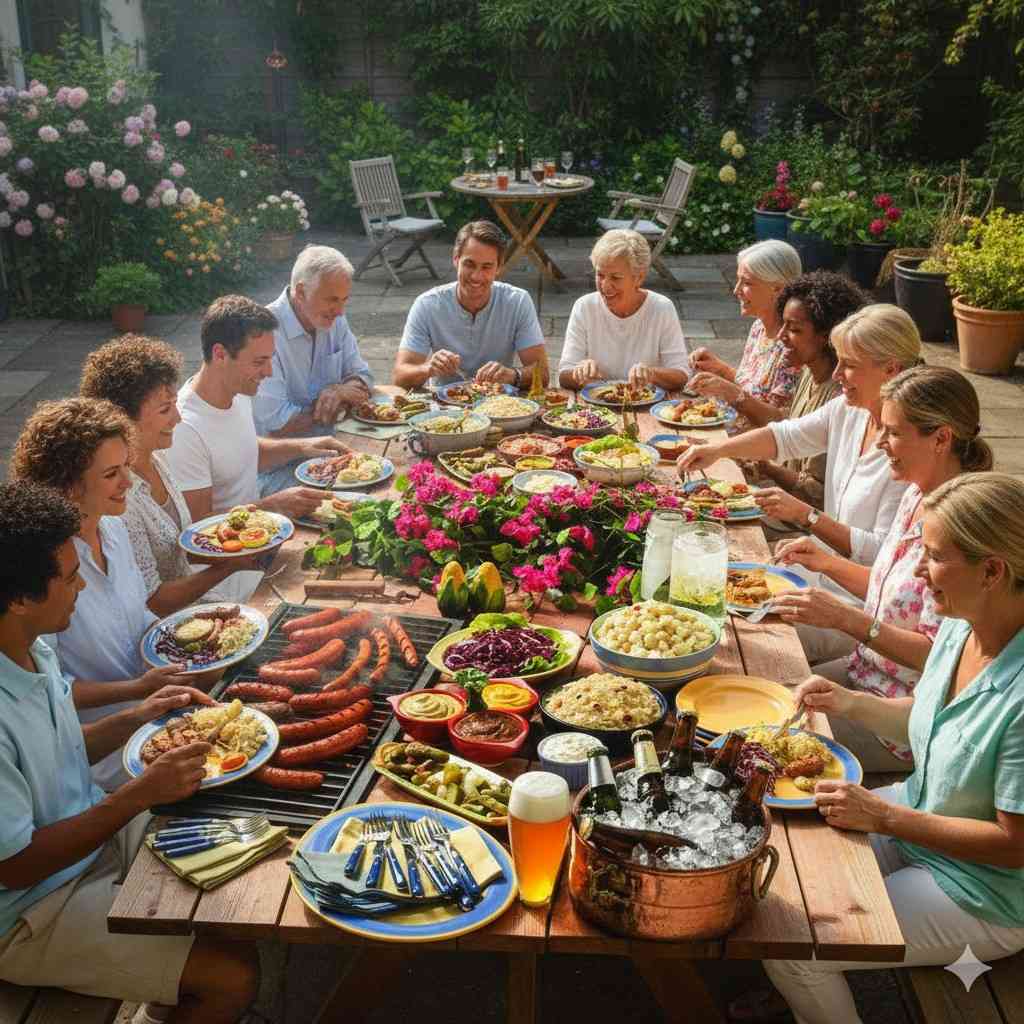 Grill Party In Germany