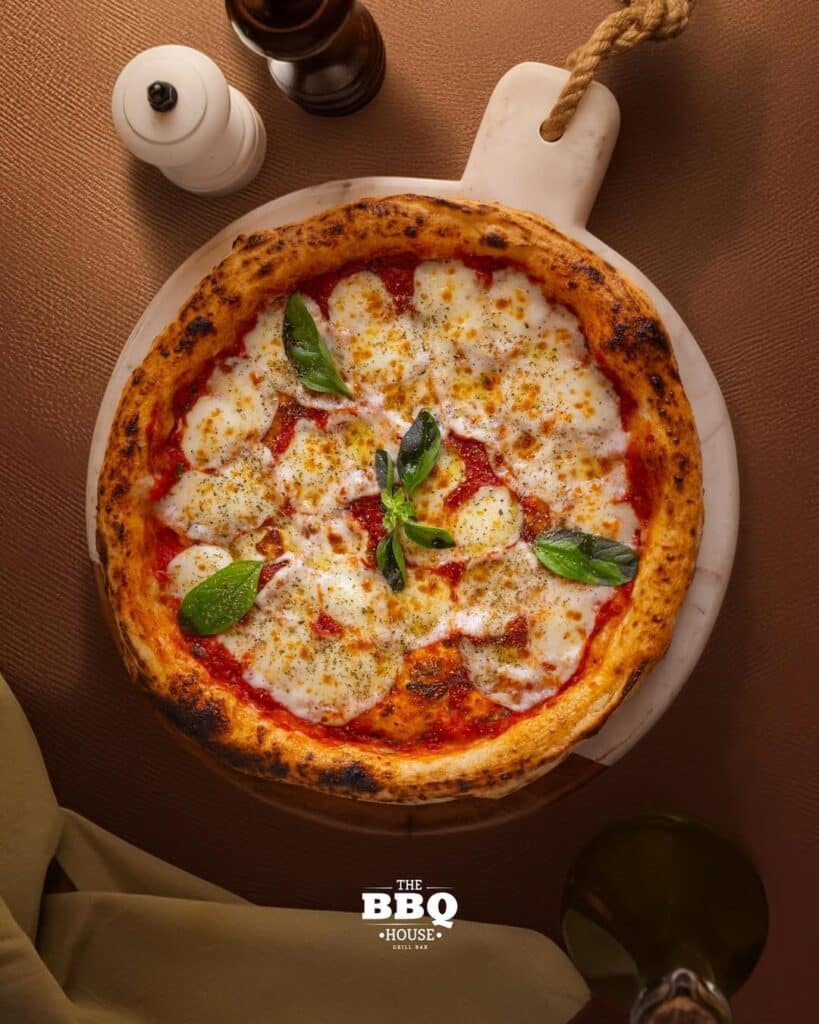 Grilled Margherita Pizza