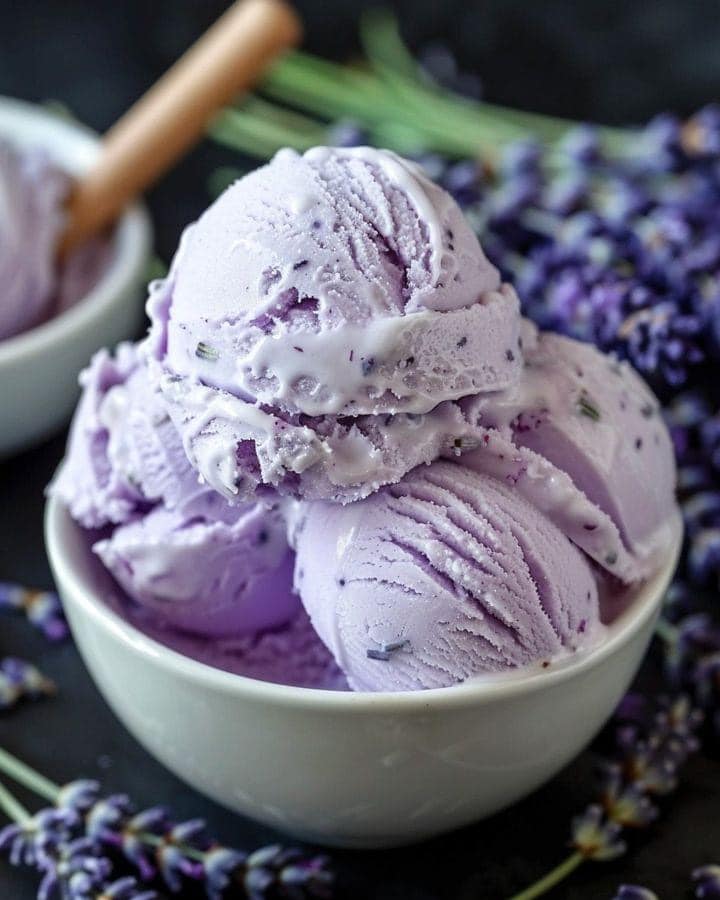 Honey Lavender Ice Cream