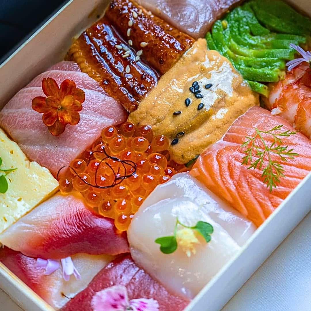 kawai box of various gourmet foods