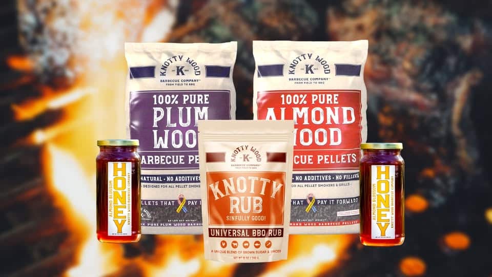 Knotty Wood Almond And Plum Pellets