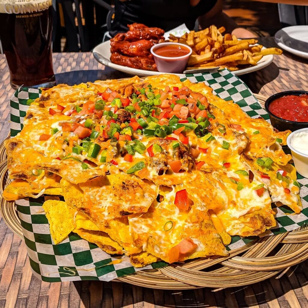 Latin American Heart Loaded Nachos