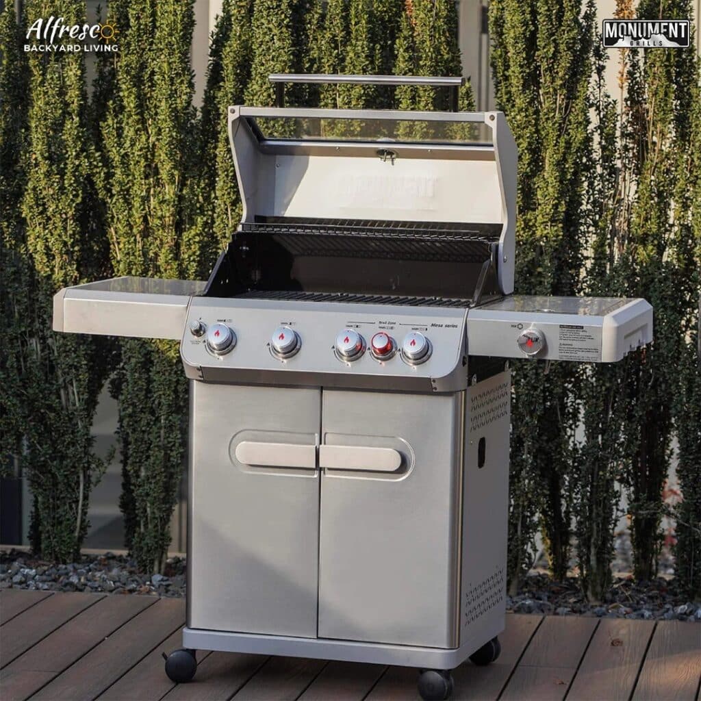 Battle Of The Propane Gas Giants: Monument Grills Mesa 415Bz Vs. Broil King Monarch Series 1 Monument Grills Mesa 41Bz