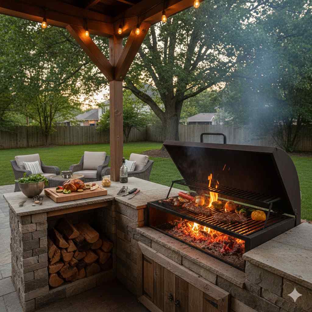 Red Oak Wood Adds Flavor To The Meat