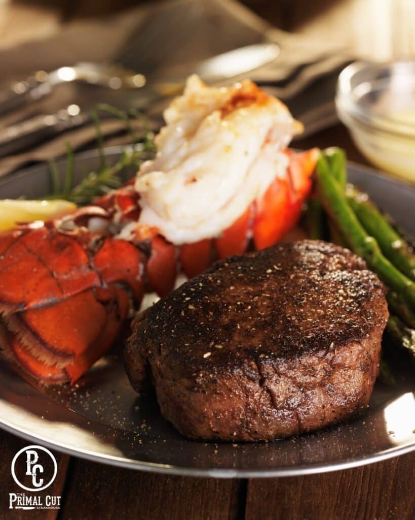 Ribeye Surf And Turf With Lobster Tail