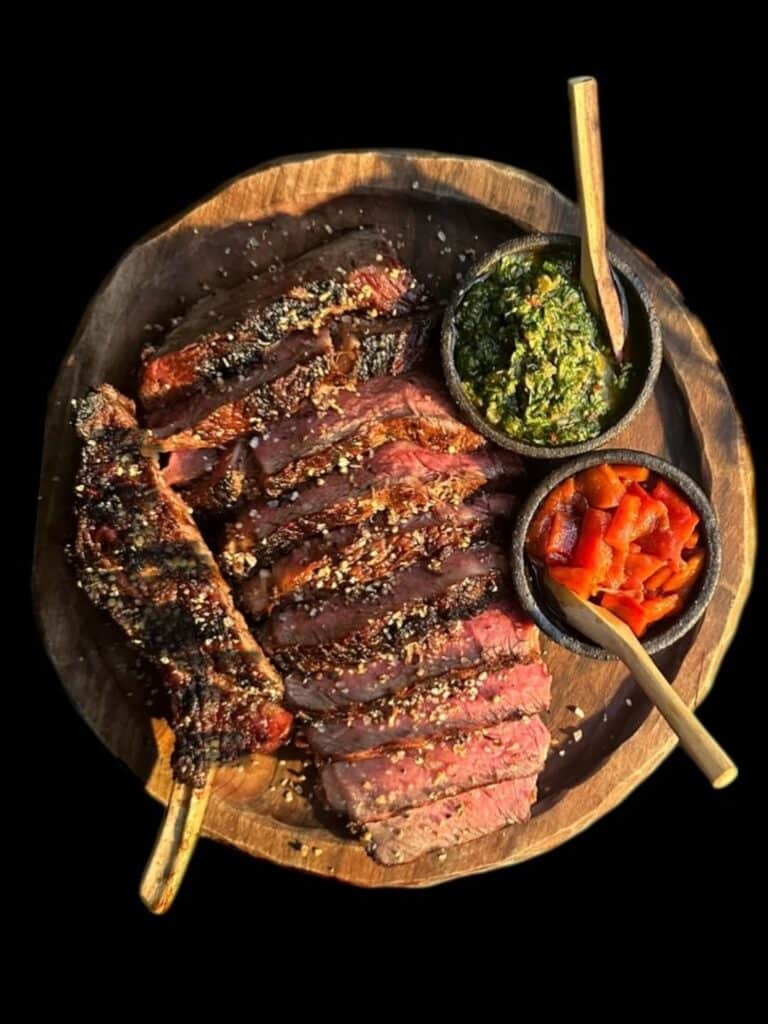 Ribeye With Smoked Salt And Peppercorns