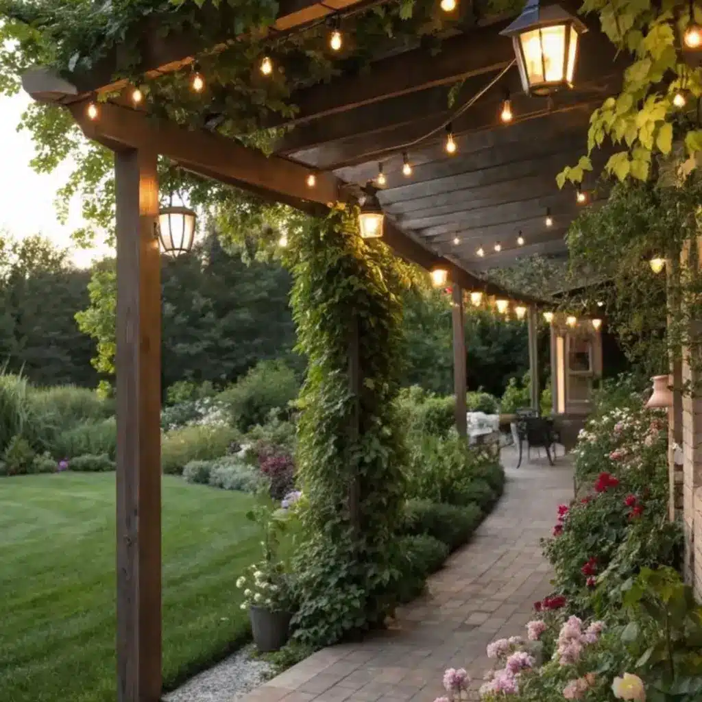 Safety Outdoor Kitchen Lightning
