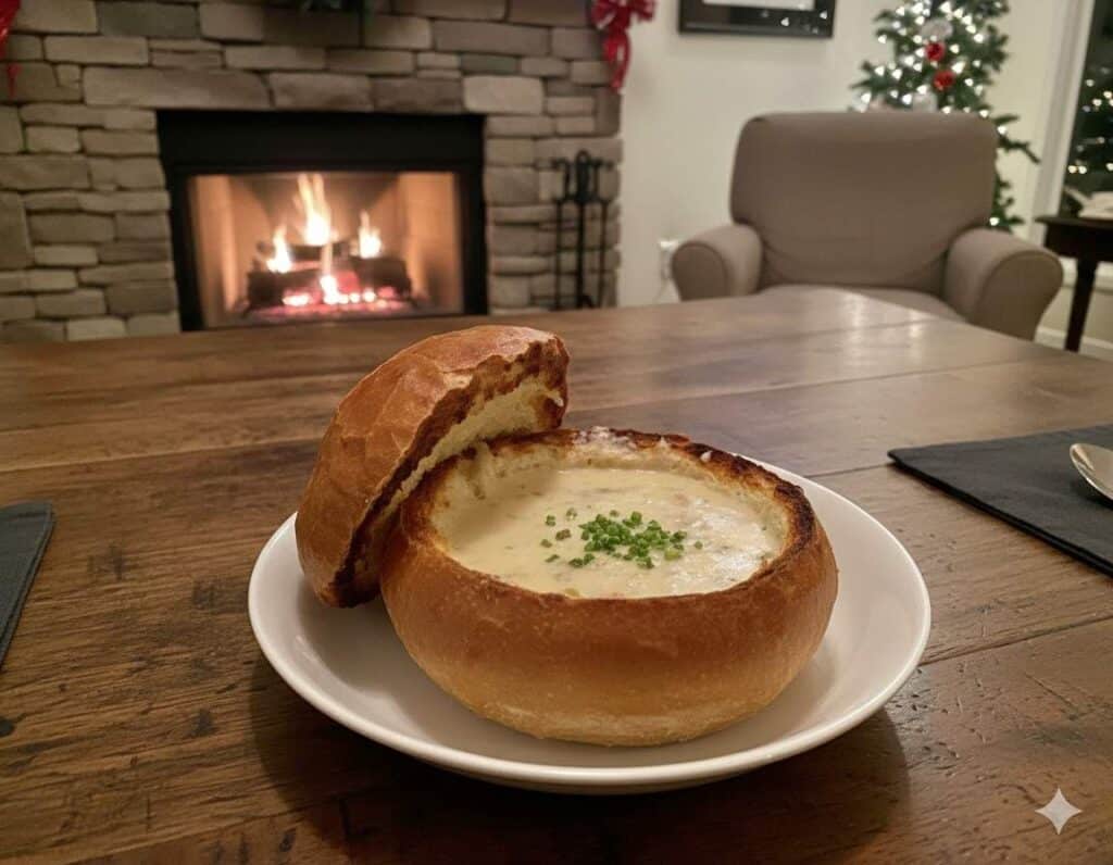 Smoked Clam Chowder Inspired Pork Belly