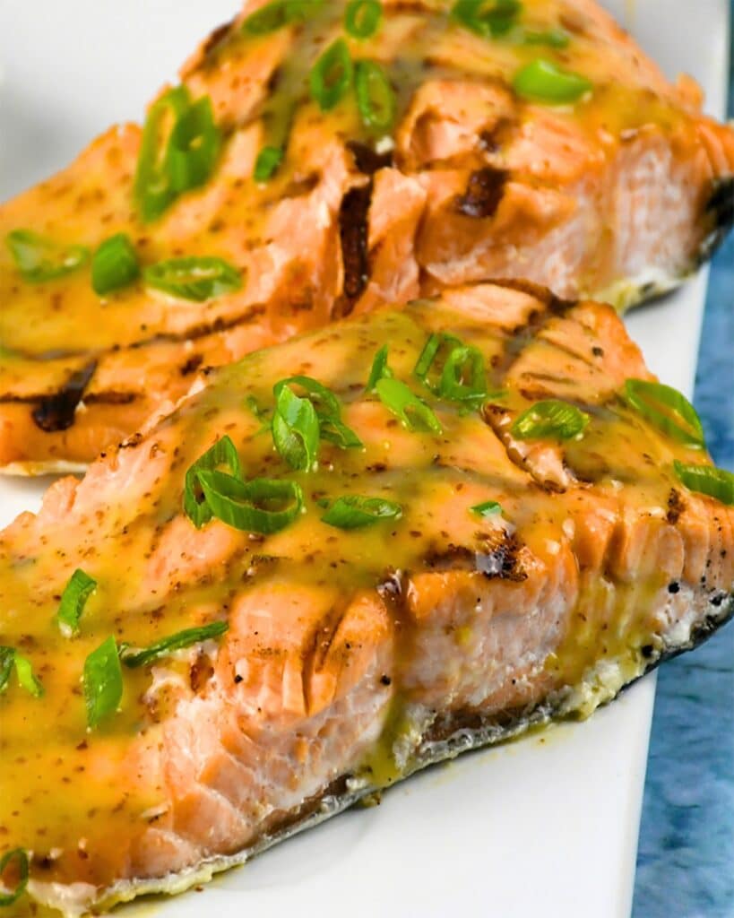 Smoked Haddock With Maple Mustard Glazed