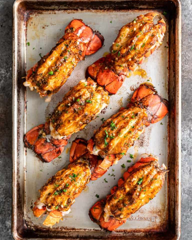 Smoked Lobster With Brown Butter Bbq Drizzle