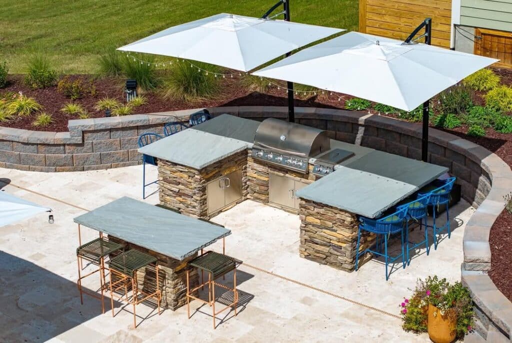 Summer Themed Outdoor Kitchen