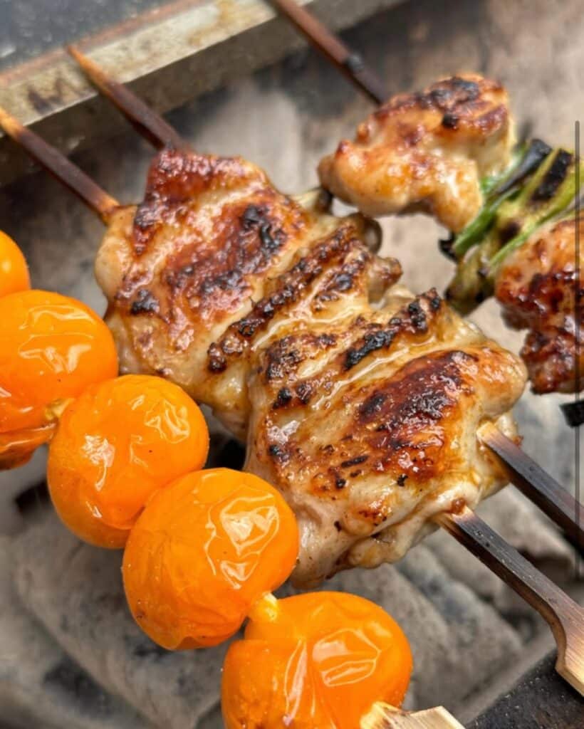 Yakitori On The Grill