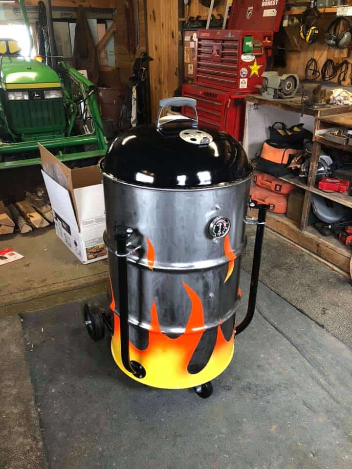 A Well Designed Drum Smoker