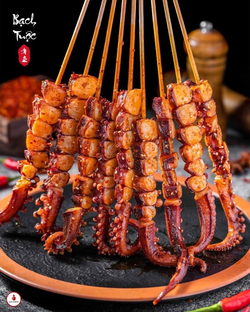 These Vietnamese Street Bbqs Go Hard (Top 10) 6 Bach Tuoc Nurong Grilled Octopus