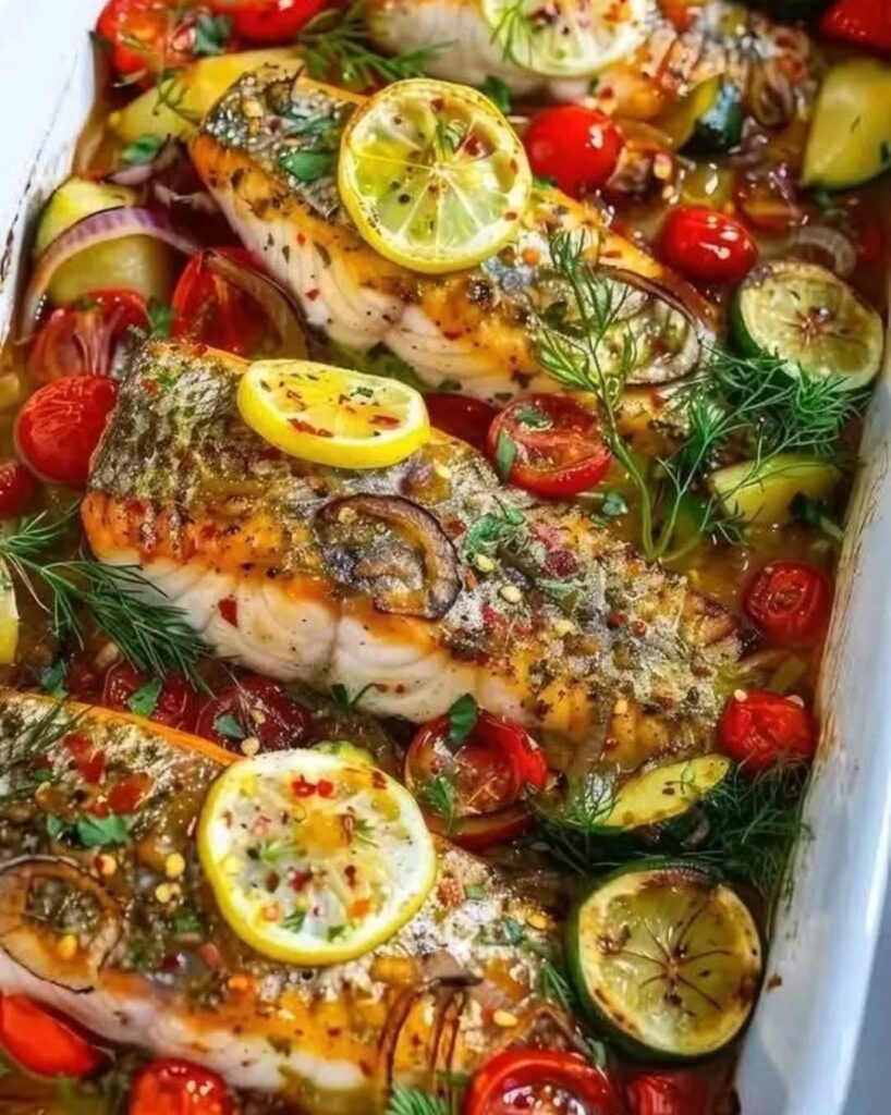 Baked Cod With Mediterranean Salsa
