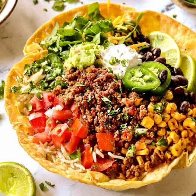 Beef Taco Bowls