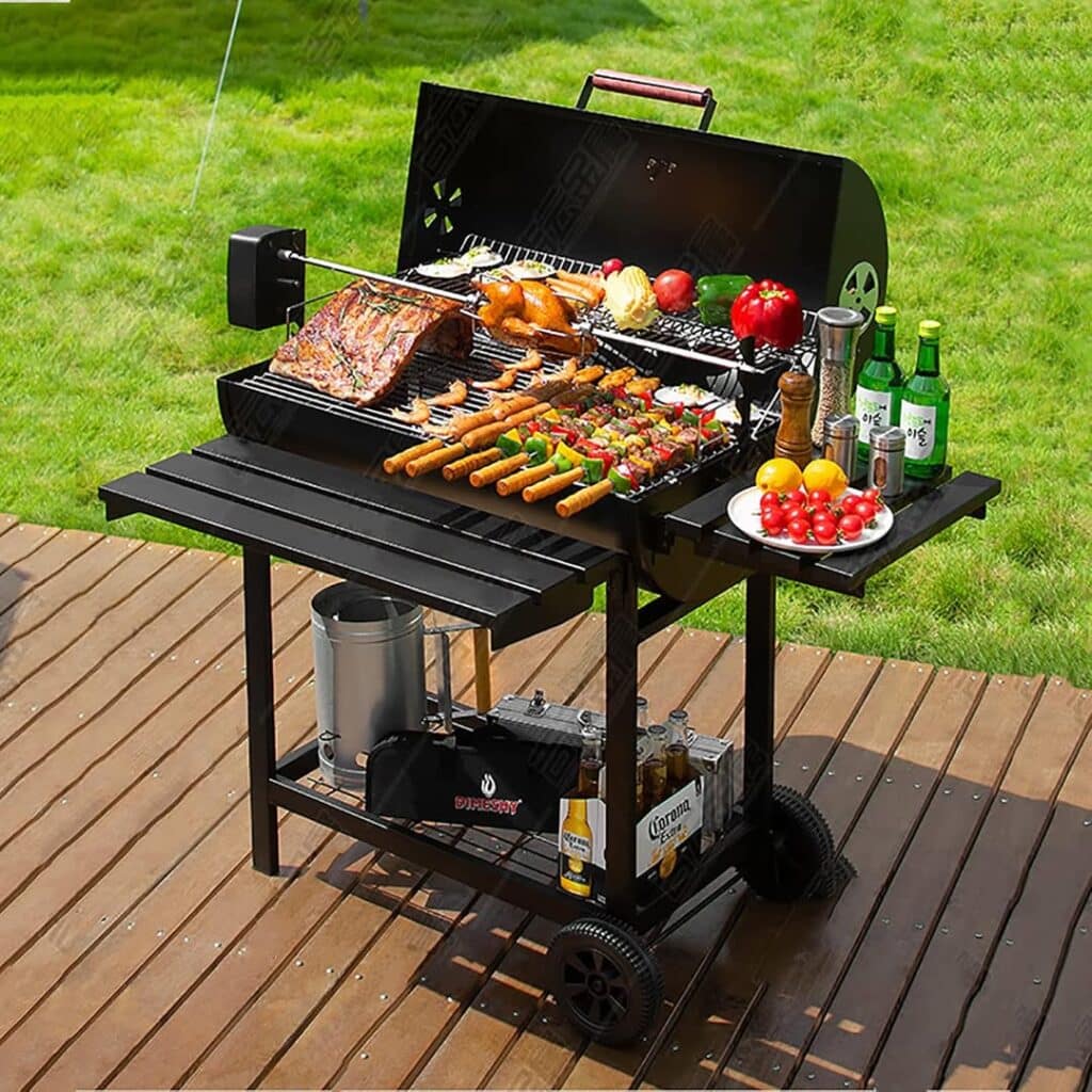 Bbq Guru &Amp; More: The Best Tools For “Set It And Forget It” Smoking 2 Charcoal Grill Loaded With Food And Other Bbq Accessories