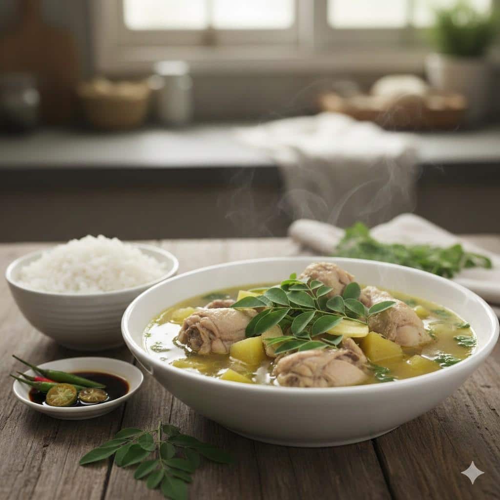 8 Best 20-Minute Healthy Dinner Recipes 8 Chicken Tinola With Moringa Leaves Malunggay