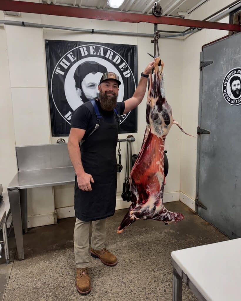 Cutting And Prepping Deer Meat For Grilling
