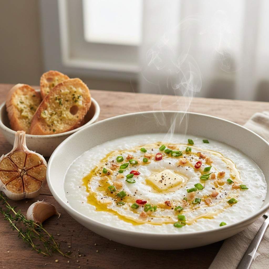 15 Rice Porridge Recipes That Pair With Bbq Beef, Pork &Amp; Chicken 4 Garlic Butter Rice Porridge