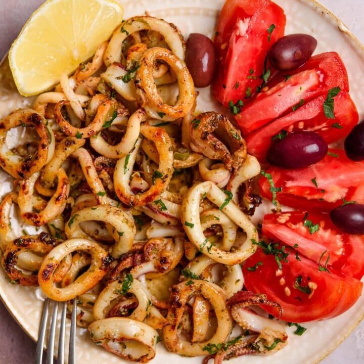 Grilled Calamari With Lemon And Olive Oil