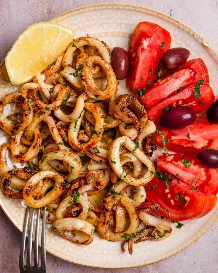 Grilled Calamari With Lemon And Olive Oil