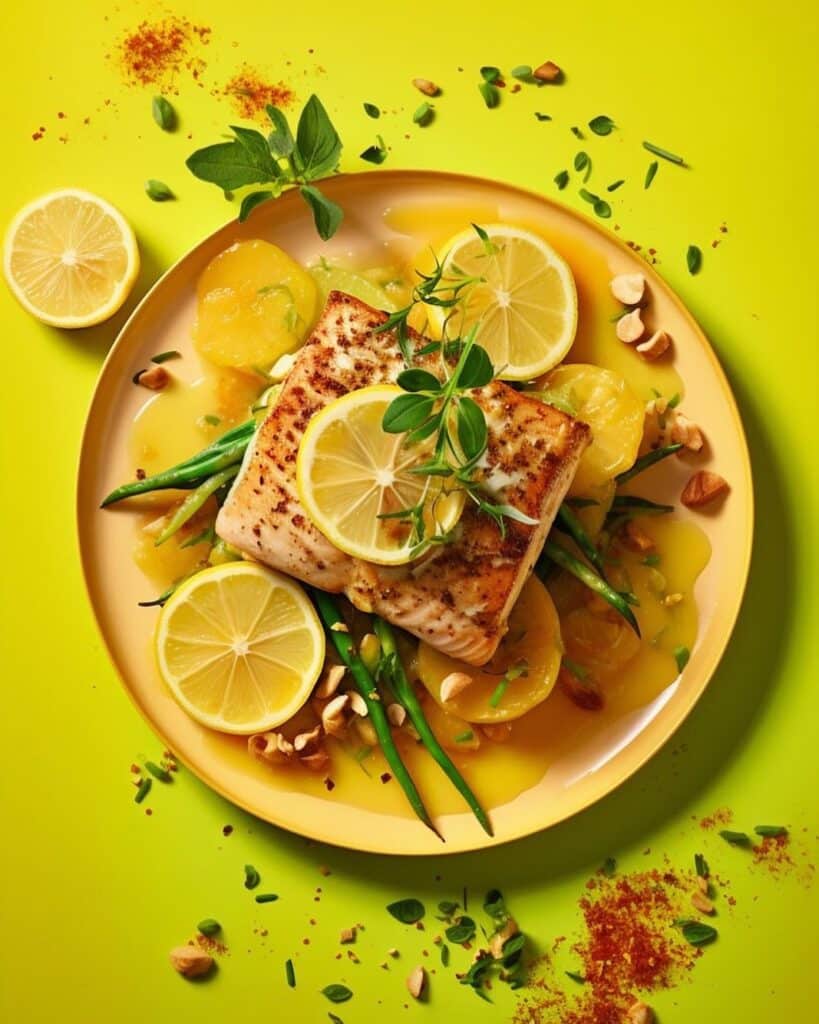 Grilled Lemon Herb Salmon
