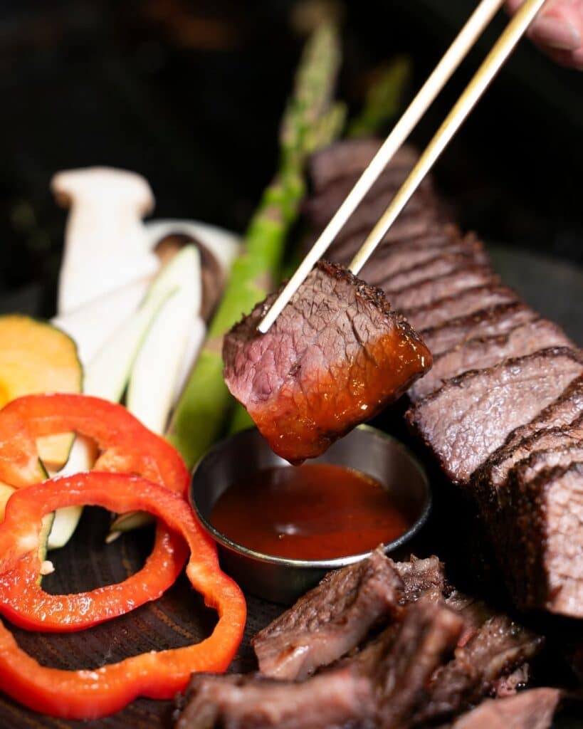 Korean Bbq With Mississippi Sweet And Sour Bbq Sauce