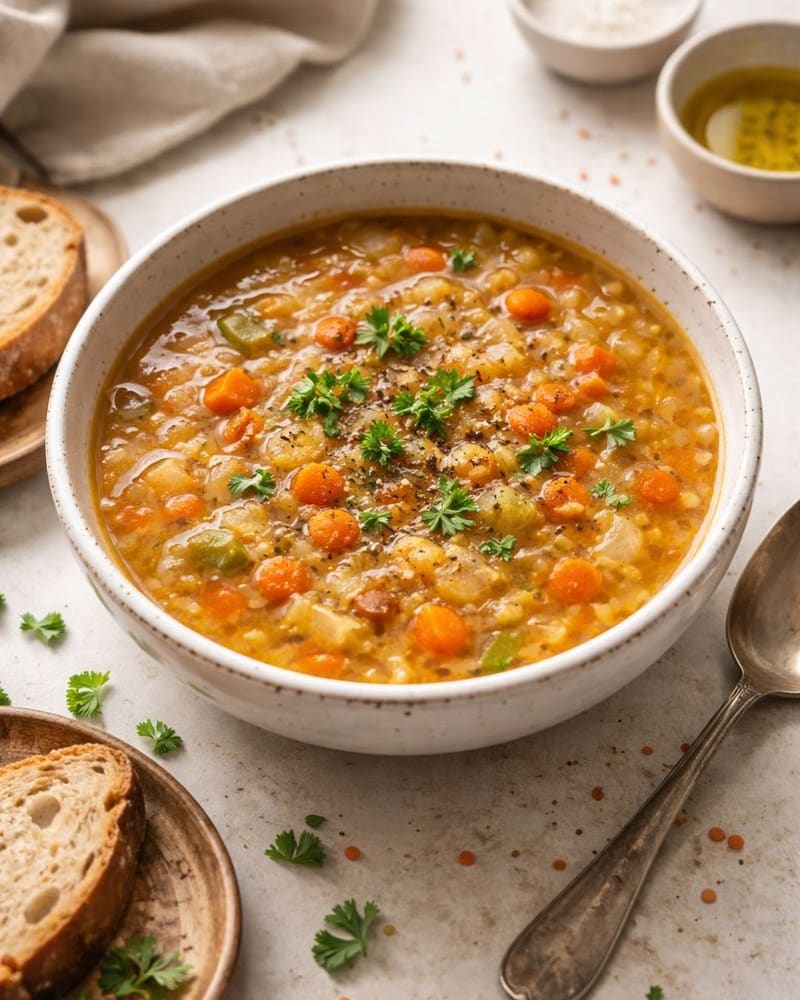 Lentil And Vegetable Soup