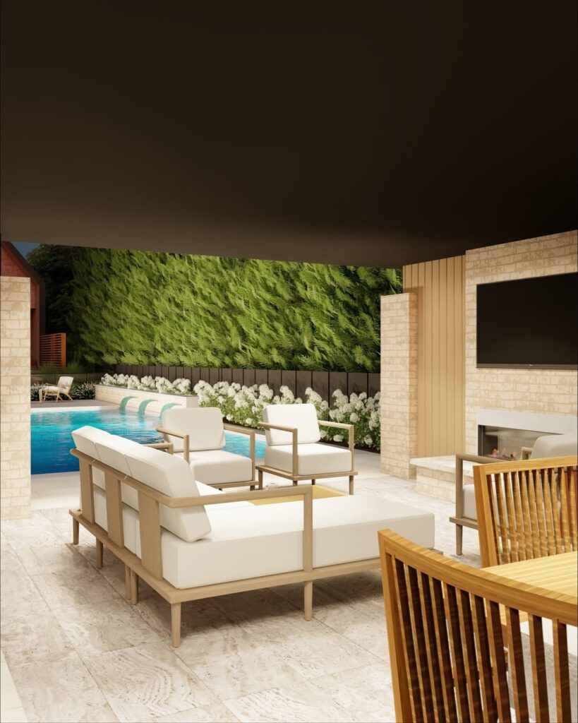 18 Best Tips For A Successful Tropical-Climate Outdoor Kitchen Design 18 Lounging Area For Outdoor Kitchen