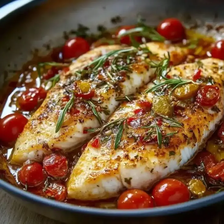 Mediterranean Baked Fish Delight
